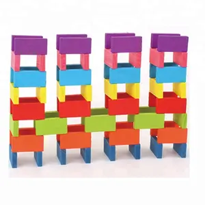 480PC Vorschule Pädagogisches Holz spielzeug Domino,Happy Pairing Set Kinder Domino Blöcke, Holz Domino Set