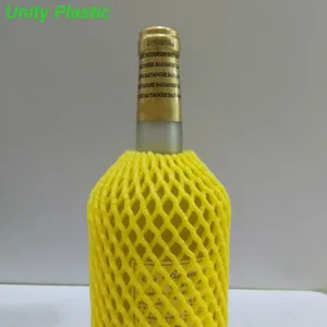 glass bottle sleeve packaging net,bottle foam sleeve net