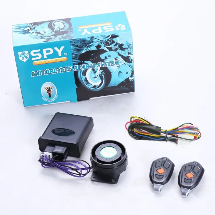 SPY-sistema de alarma para motocicleta, arranque de motor remoto de seguridad, superventas