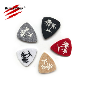 5 pcs 3,0mm múltiples opciones <span class=keywords><strong>de</strong></span> Color resistente al desgaste Hawaii estilo del árbol <span class=keywords><strong>de</strong></span> <span class=keywords><strong>coco</strong></span> <span class=keywords><strong>de</strong></span> fieltro <span class=keywords><strong>de</strong></span> la guitarra - Product Image 3