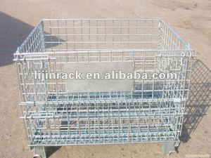 Prix de gros en métal étagère, <span class=keywords><strong>cage</strong></span> de stockage, conteneur de treillis métallique galvanisé - Product Image 4