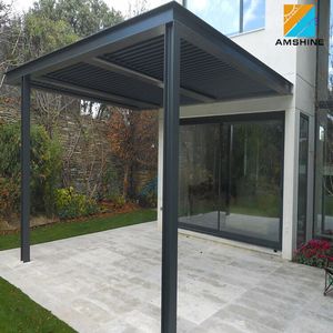 Protección exterior estructura moderna pérgola construcción - Product Image 3