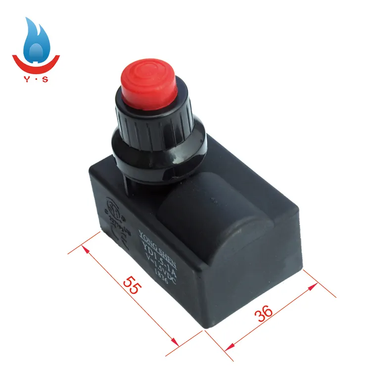 Lpg Khí Đốt Tự Nhiên 1.5 v Xung Đánh Lửa Yongshen YD1.5-2A Hai Gốm Spark Đánh Lửa