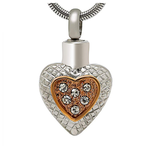 Los restos cremados de joyería de la cremación de cenizas recuerdo urnas collar - Product Image 1