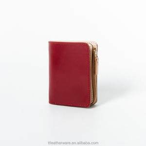 Mode Femmes Rouge Tanné Portefeuille En Cuir De Vache avec Photo Fente - Product Image 2