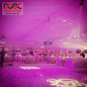 Ballon de <span class=keywords><strong>danse</strong></span> en 3d de 20 pieds x 20 pieds, sol blanc pour décoration de mariage - Product Image 3