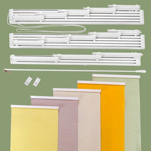 Painel Deslizante ajustável Via Férrea Dupla Sem Fio Da Cortina Cega - Product Image 3