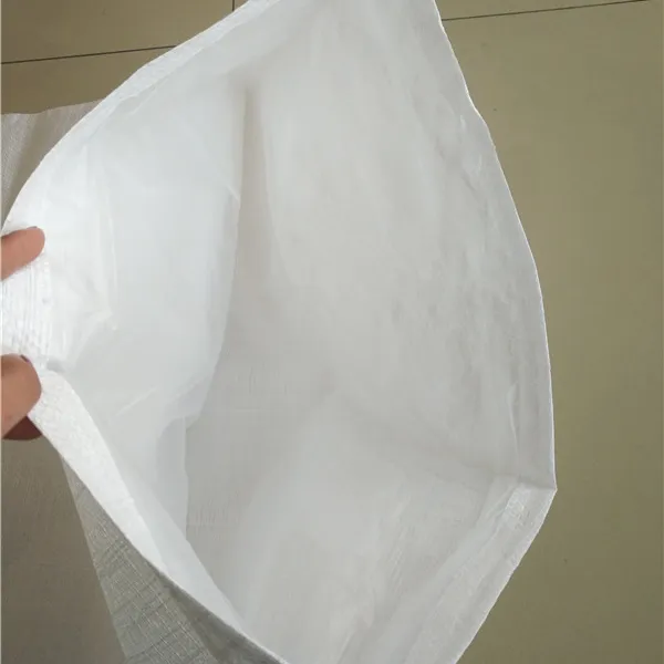 थोक नमी सबूत 50kg खाद्य पैकेजिंग सफेद खाली चीनी पीपी बुना पैकिंग बोरी
