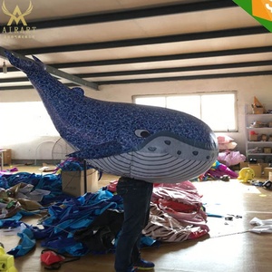 Encantador <span class=keywords><strong>disfraz</strong></span> <span class=keywords><strong>de</strong></span> pez <span class=keywords><strong>ballena</strong></span> inflable, <span class=keywords><strong>disfraz</strong></span> <span class=keywords><strong>de</strong></span> tiburón inflable personalizado para decoración <span class=keywords><strong>de</strong></span> eventos al aire libre globo - Product Image 5