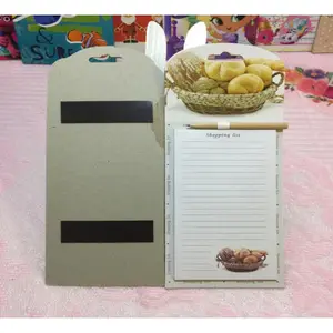 Souvenirs magnetic memo pad notepad fridge magnet with pen