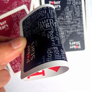 De plástico de PVC Super resistente al agua excelente <span class=keywords><strong>Poker</strong></span> <span class=keywords><strong>Star</strong></span> jugando a las cartas - Product Image 1