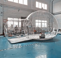 Dôme à bulles gonflable transparent Tente à bulles en PVC transparente pour l'extérieur avec prix avantageux