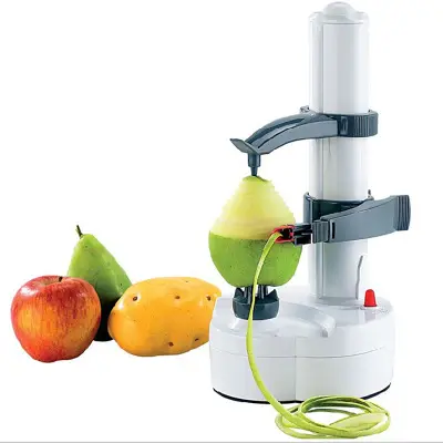 Quiki ไฟฟ้า Peeler สำหรับผักผลไม้ Peeler เครื่องมือห้องครัว3ใบมีดสแตนเลสสตีลมันฝรั่ง Peeling Machine