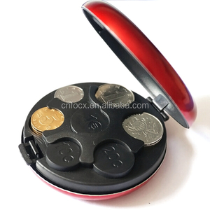 ラウンドユーロコインディスペンサー/コイン財布ウォレットホルダー/ポケットコインホルダー - Product Image 2