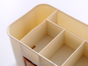 Plastic <strong>Decorative</strong> Desktop Cosmetic Organizer Multi-Purpose Colorful Makeup <strong>Storage</strong> Plastic Makeup <strong>Box</strong> - Product Image 3