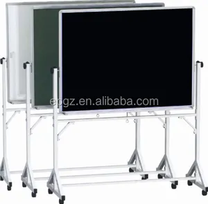 学校の教室の可動式ホワイトボードとグリーンボードオフィスの会議室磁気ライティングボード