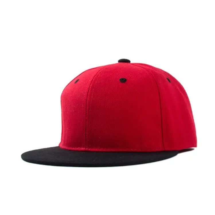 Wholesale Yupoong Blank Plain China factory OEM Custom Embroidery Two Tone Basketball Snapback Hat