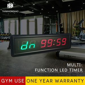 Temporizador de intervalo de 1,5 "Gimnasio Fitness Entrenamiento Cuenta regresiva Reloj de pared Cuenta regresiva de 7 dígitos Temporizador de ejercicio síncrono - Product Image 2