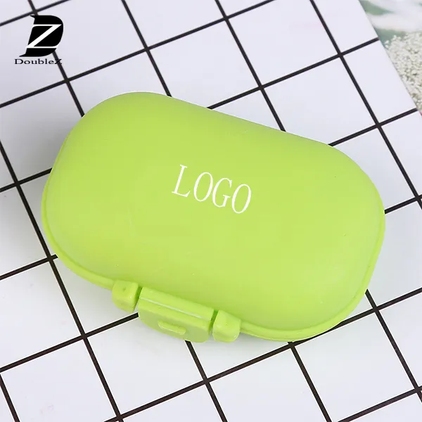 Promotion weekly pill case organizer, 7 day plastic pill box, custom logo print plastic pill cutter