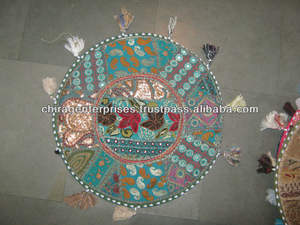 Indian Handmade Large Colorful Mandala Print Floor <b>Cushion</b> Covers Functional Pillows Positioners for <b>Meditation</b> Mat Alternatives - Product Image 2