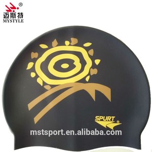 Bonnets de bain imperméables de haute qualité, bonnets de bain en silicone à haute élasticité, bonnets de bain très vendus - Product Image 5