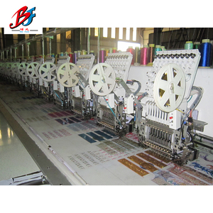 Bofan 9 Needles 18 Đầu Tốc Độ Cao Gấp Đôi Sequins Thêu Máy - Product Image 2