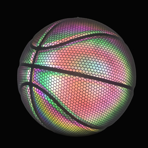 Nueva arrival you Rainbow reflective street performance <span class=keywords><strong>baseketball</strong></span> - Product Image 1