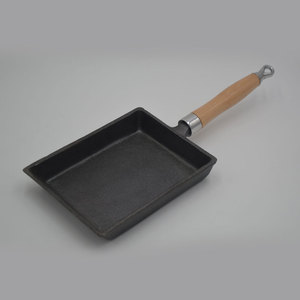 Nuova Padella Antiaderente Giapponese per Tamagoyaki in <span class=keywords><strong>Ghisa</strong></span> Pretrattata, Rettangolare, Mini Padella per Uova per Colazione - Product Image 5