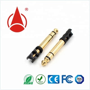 Manicotto a punta 3 sezioni polo da 6.35mm presa <span class=keywords><strong>Jack</strong></span> per cuffie <span class=keywords><strong>Audio</strong></span>, connettore <span class=keywords><strong>Audio</strong></span> <span class=keywords><strong>6.3</strong></span>, connettore Mono da 1/4 pollici - Product Image 4