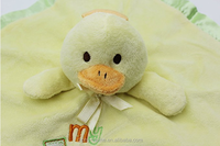 Jouet en peluche de poulet mignon, couverture de sécurité en peluche douce et doudou apaisant pour bébés et enfants, technique de tissage pour les hôtels