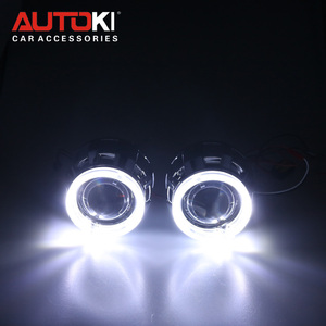 2.5 인치 hid bi 크세논 프로젝터 렌즈 슈퍼 밝은 led 라이트 가이드 천사 눈 범용 모든 자동차 - Product Image 6