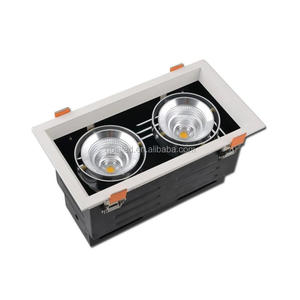 DALI-lámpara halógena de <span class=keywords><strong>techo</strong></span> para parrilla, foco LED COB de 80W para parrilla empotrada, 400W - Product Image 1