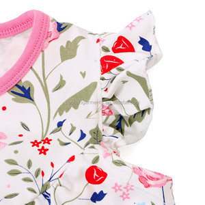 Estilo Simple niños ropa de algodón estampado Floral <span class=keywords><strong>niñas</strong></span> Bebé <span class=keywords><strong>Vestidos</strong></span> - Product Image 6