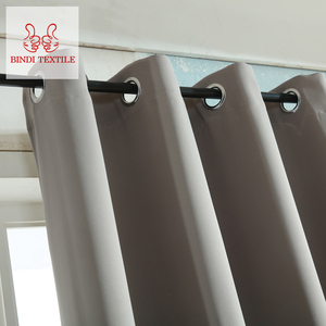 Per la vendita calda grigio tenda oscurante per soggiorno elegante Rideau per <span class=keywords><strong>salone</strong></span> oggetto caldo per la decorazione della casa - Product Image 2