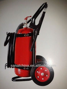 Extintor de polvo seco con ruedas ABC, 50kg, con EN1866-1, Estintore Callerrato polvere - Product Image 2