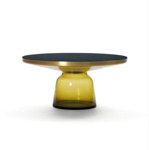 Luxe salon meubles réplique verre center Cloche Table par trempé verre - Product Image 4