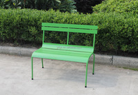 Extérieur Jardin Patio En Métal Double Fauteuil