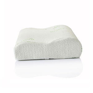 Bantal Tidur Busa Memori Medium Bambu Asli Berkualitas Baik Harga Murah Non-Toksik Dengan Sarung Alami Hipoalergenik - Product Image 4