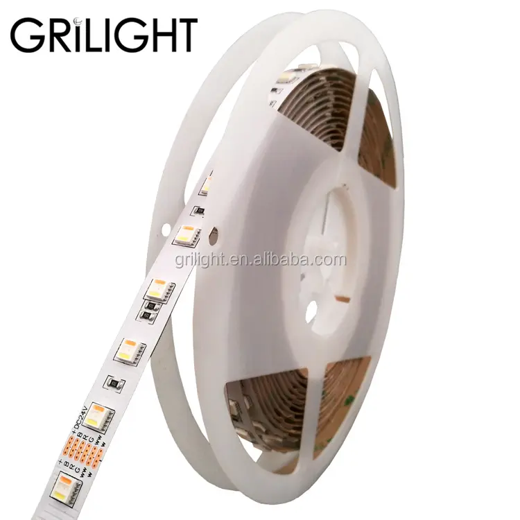 Newest Product Dc24V 24W Five Colors In One Rgbcct Five Colors Led 5050 Strip