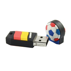 2D 3D tùy chỉnh PVC cao su bóng đá hình dạng hỗ trợ USB 2.0 3.0 USB ổ đĩa <span class=keywords><strong>flash</strong></span> tên lửa ngón tay cái Ổ đĩa 16GB - Product Image 3