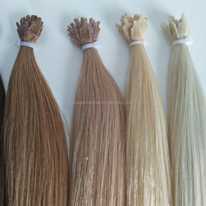 Chất lượng cao Trinh Brazil Keratin fan-tip phần mở rộng tóc tự nhiên sóng & Loose sâu sóng phong cách - Product Image 1