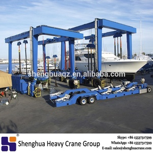 Conception personnalisée 50 tonnes Palan mobile pour <span class=keywords><strong>bateau</strong></span> Yacht <span class=keywords><strong>Bateau</strong></span> Grue de levage Marine Travel Lift - Product Image 4