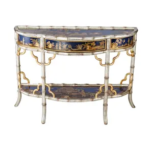 New idea China supplier unique design wood end tables antique home furnishings decor desk for living room console table