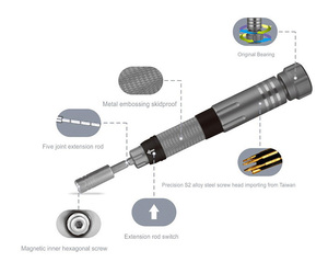 YAXUN YX-8181 6 Trong 1 Tuốc Nơ Vít Cầm Tay Cho Đồng Hồ <span class=keywords><strong>Iphone</strong></span>, Bộ Công Cụ Sửa Chữa Điện Thoại Di Động Mới Cho <span class=keywords><strong>iPhone</strong></span> 4 5 6 6S Samsung - Product Image 3