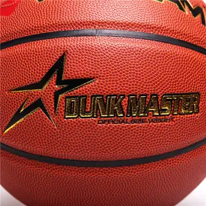Di Qualità superiore Logo Personalizzato Stampato Basket, Formato 7 DELL'UNITÀ di elaborazione di Cuoio Composito Partita Palla Da Basket