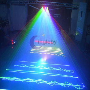 Precio barato 4 cabeza colorido led iluminación del haz de luz láser barato - Product Image 2