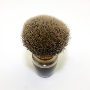 JDK – brosse de rasage en acier inoxydable, marque privée de luxe, brosse de barbier, outil de toilettage pour hommes - Product Image 3