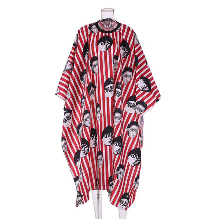 Профессиональная накидка для волос, Лидер продаж, полосатая Водонепроницаемая накидка для волос, дизайнерские накидки для волос