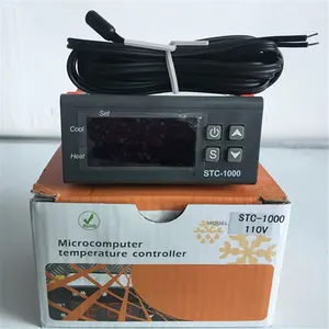LED Digital Temperature Controller STC-1000 110V-220VAC 10A Two Relay Output Thermostat Heater and Cooler Thermoregulator