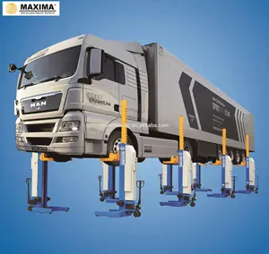 Bus Mobile Lift MAXIMA WIRELESS MOBILE BUS LIFT FREE CONNECTION MODEL FC55W CE 5.5tons TRUCK LIFT Bus Lift